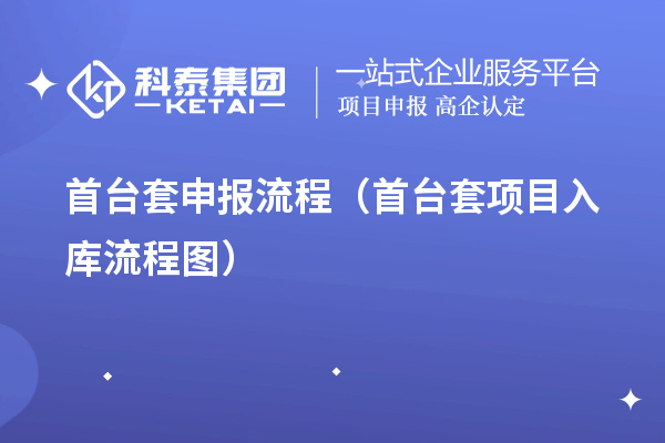 首台套申报流程(首台套项目入库流程图)