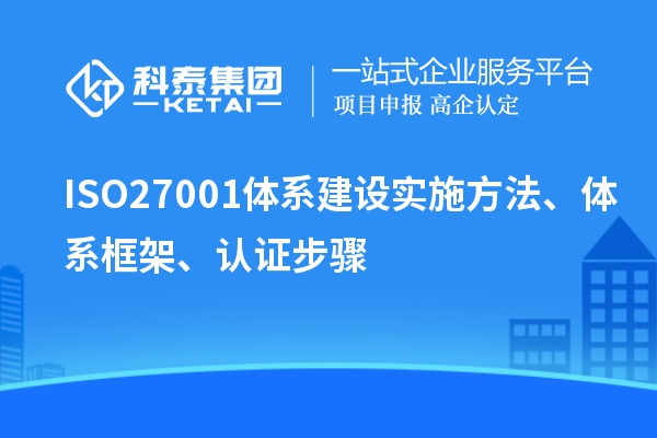 ISO27001体系建设实施方法、体系框架、认证步骤