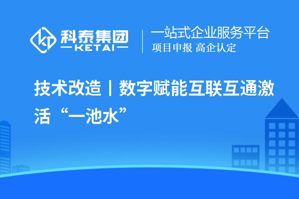 <a href=http://m.1ys1w.cn/fuwu/jishugaizao.html target=_blank class=infotextkey>技术改造</a>丨数字赋能 互联互通激活“一池水”