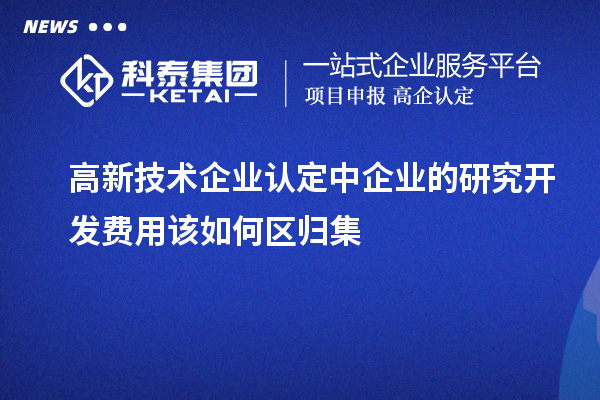 <a href=http://m.1ys1w.cn target=_blank class=infotextkey>高新技术企业认定</a>中企业的研究开发费用该如何区归集