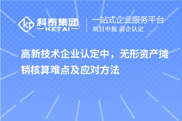 <a href=http://m.1ys1w.cn target=_blank class=infotextkey>高新技术企业认定</a>中，无形资产摊销核算难点及应对方法