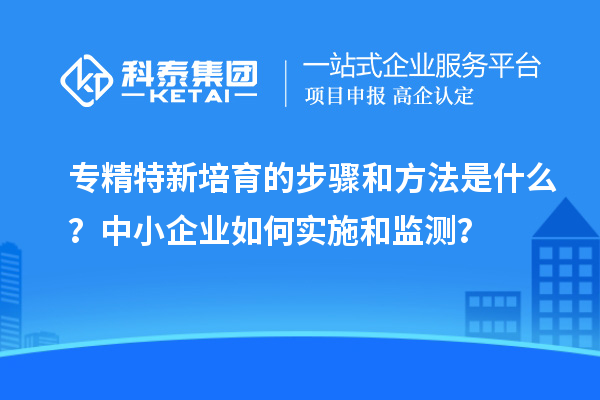 专精特新培育的步骤和方法是什么？中小企业如何实施和监测？