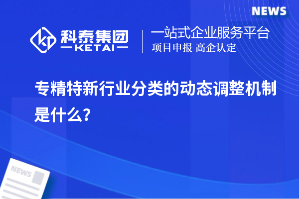 专精特新行业分类的动态调整机制是什么?