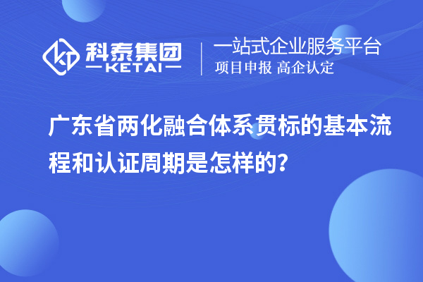 广东省两化融合体系贯标的基本流程和认证周期是怎样的？