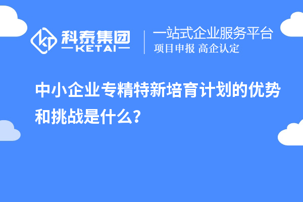 中小企业专精特新培育计划的优势和挑战是什么？