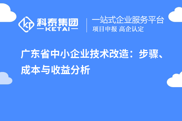 广东省中小企业技术改造：步骤、成本与收益分析