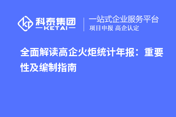 全面解读高企火炬统计年报:重要性及编制指南