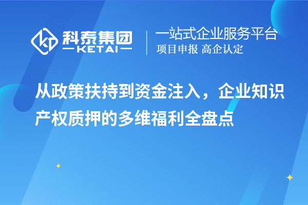 从政策扶持到资金注入，企业知识产权质押的多维福利全盘点