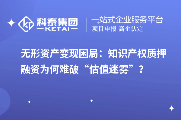 无形资产变现困局：知识产权质押融资为何难破“估值迷雾”？