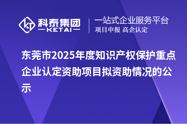东莞市2025年度知识产权?；ぶ氐闫笠等隙ㄗ手钅磕庾手榭龅墓? style=