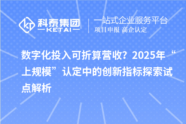 数字化投入可折算营收？2025年“上规?！比隙ㄖ械拇葱轮副晏剿魇缘憬馕? style=