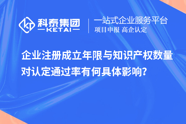 企业注册成立年限与知识产权数量对认定通过率有何具体影响？